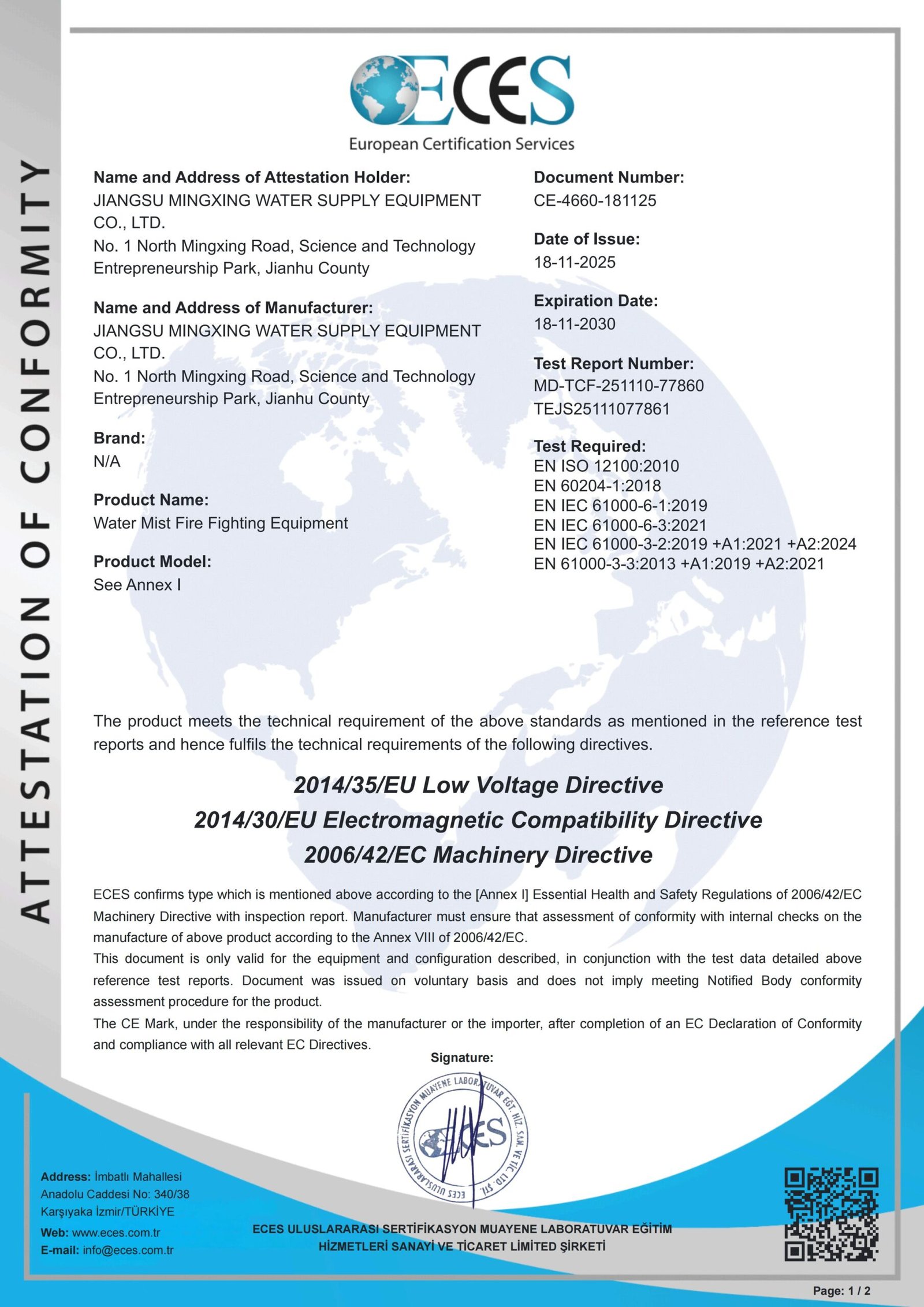 European Certification Services