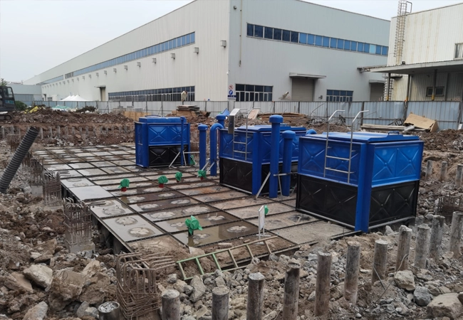 composite stainless steel water tank case research and development center