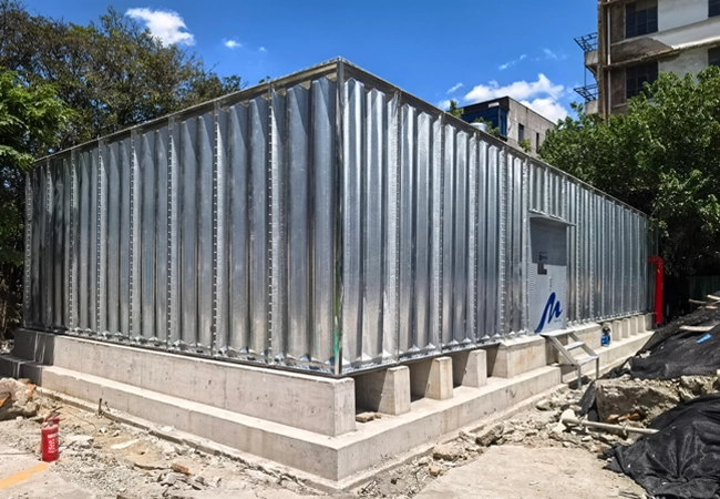 double sided rib reinforced water tank case training center