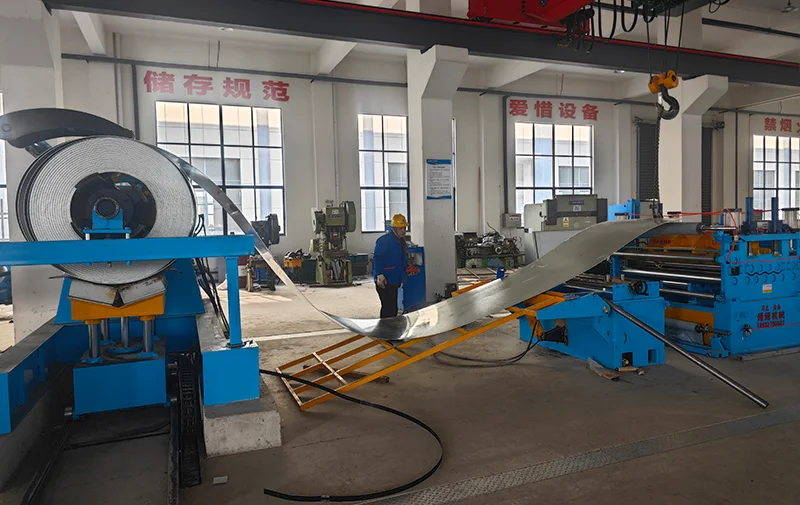 Steel Coil Cutting Area
