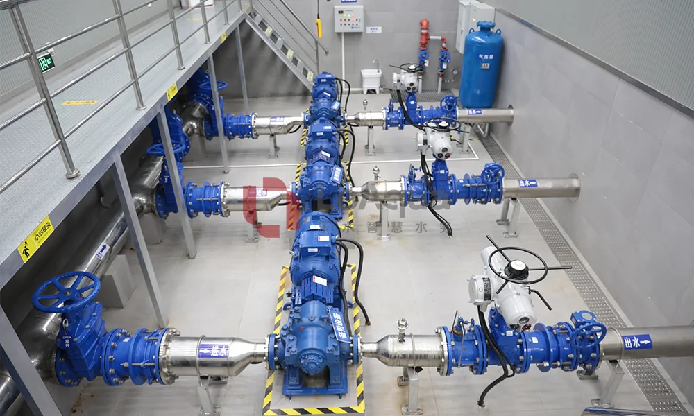 Smart Booster Pump Station for Regional Water Supply-Inside