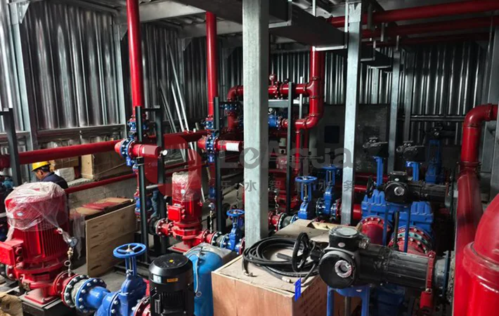 Stainless Steel water tank-water pump system