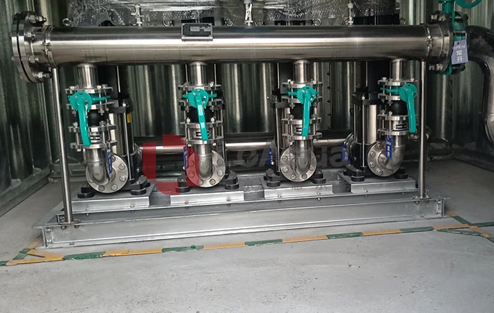 underground Stainless steel water tank-water pump system