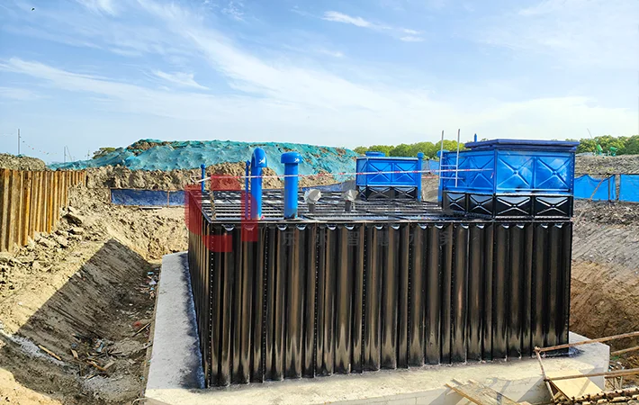 Double-Sided Arc-Rib Bolted Water Tank