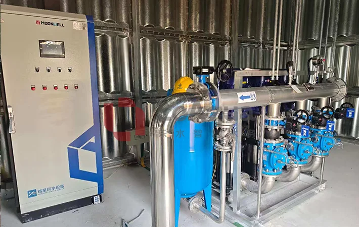Double-sided Rib-Reinforced Stainless Steel Water Tank-Pump Station