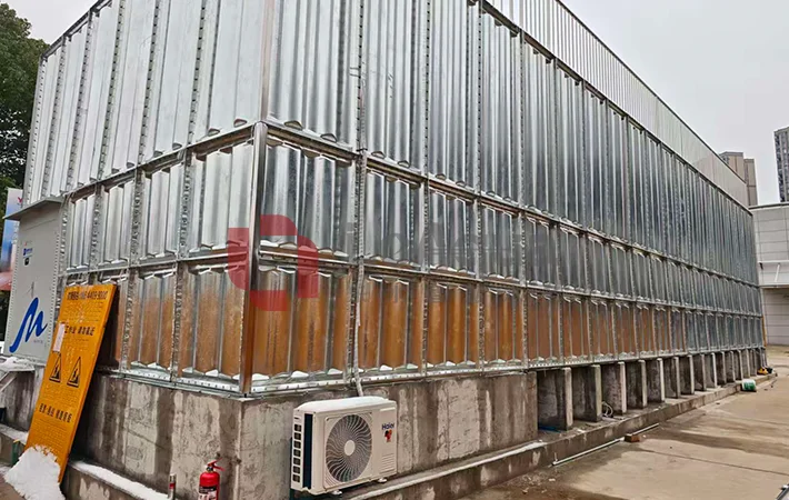Double-sided Rib-Reinforced Stainless Steel Water Tank