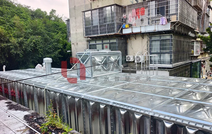 Stainless Steel Water Tank Above