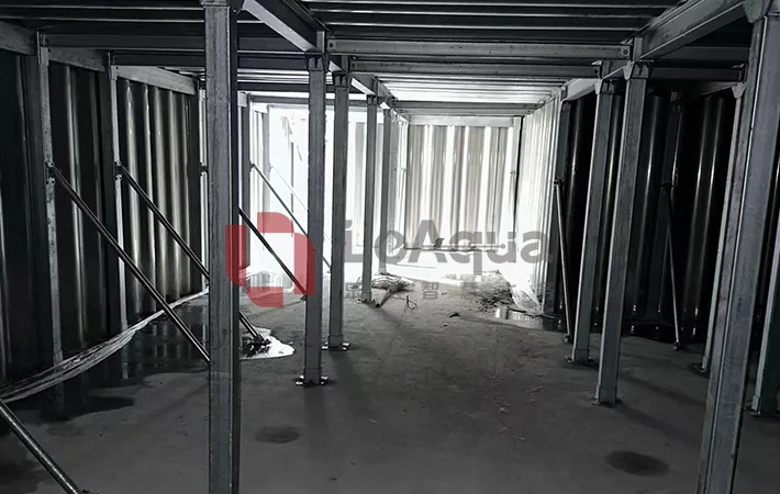 Underground Stainless Steel Water Tank inside