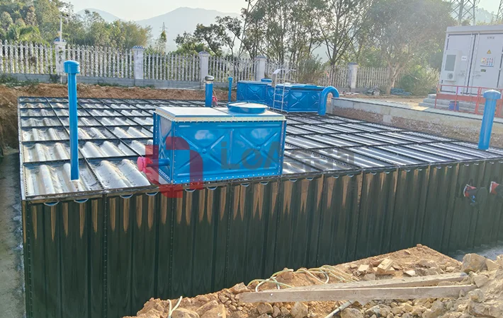 Fire water tank