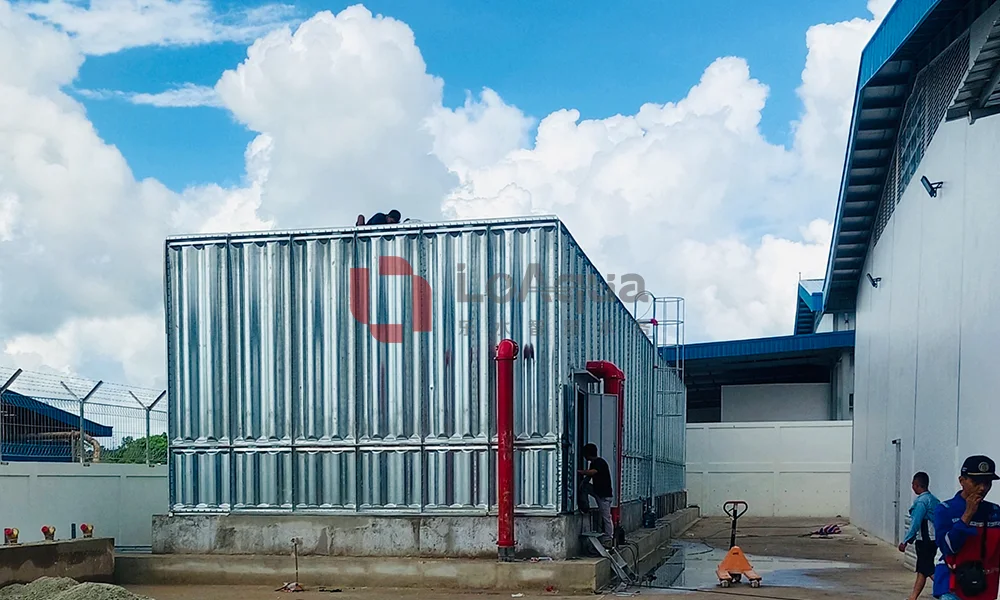 Integrated Fire Pump Station for CLOU Energy Storage Indonesia-Water Tank