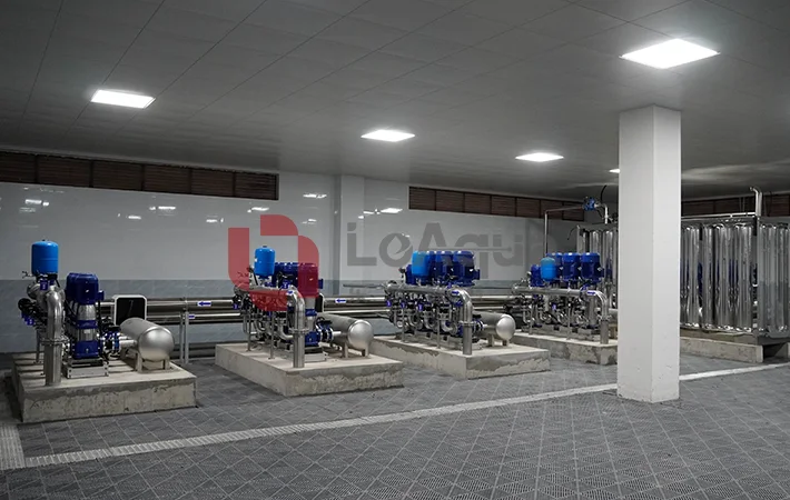 Tank and building water supply package